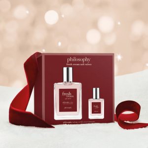 philosophy fresh cream soft velvet duo eau de toilette gift set